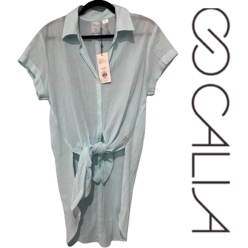 NWT | Calia | Women's Beach Cover-up | Ice Blue | L